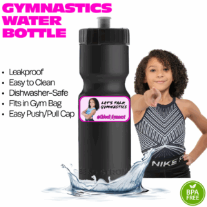 Let's Talk Gymnastics - Gymnastics Water Bottle